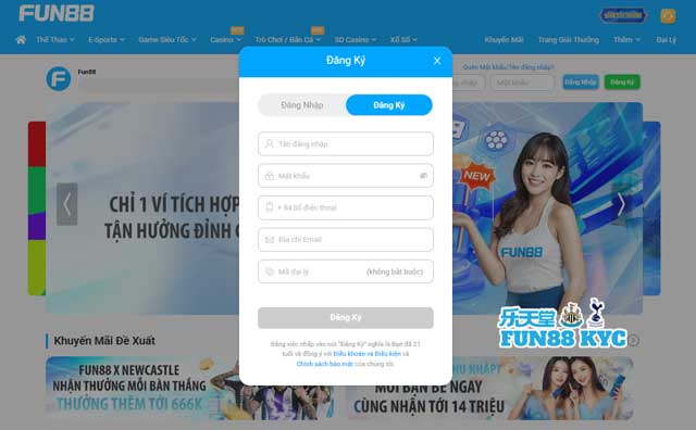 Thông tin định danh quan trọng cần chuẩn bị khi đăng ký tài khoản Fun88 KYC